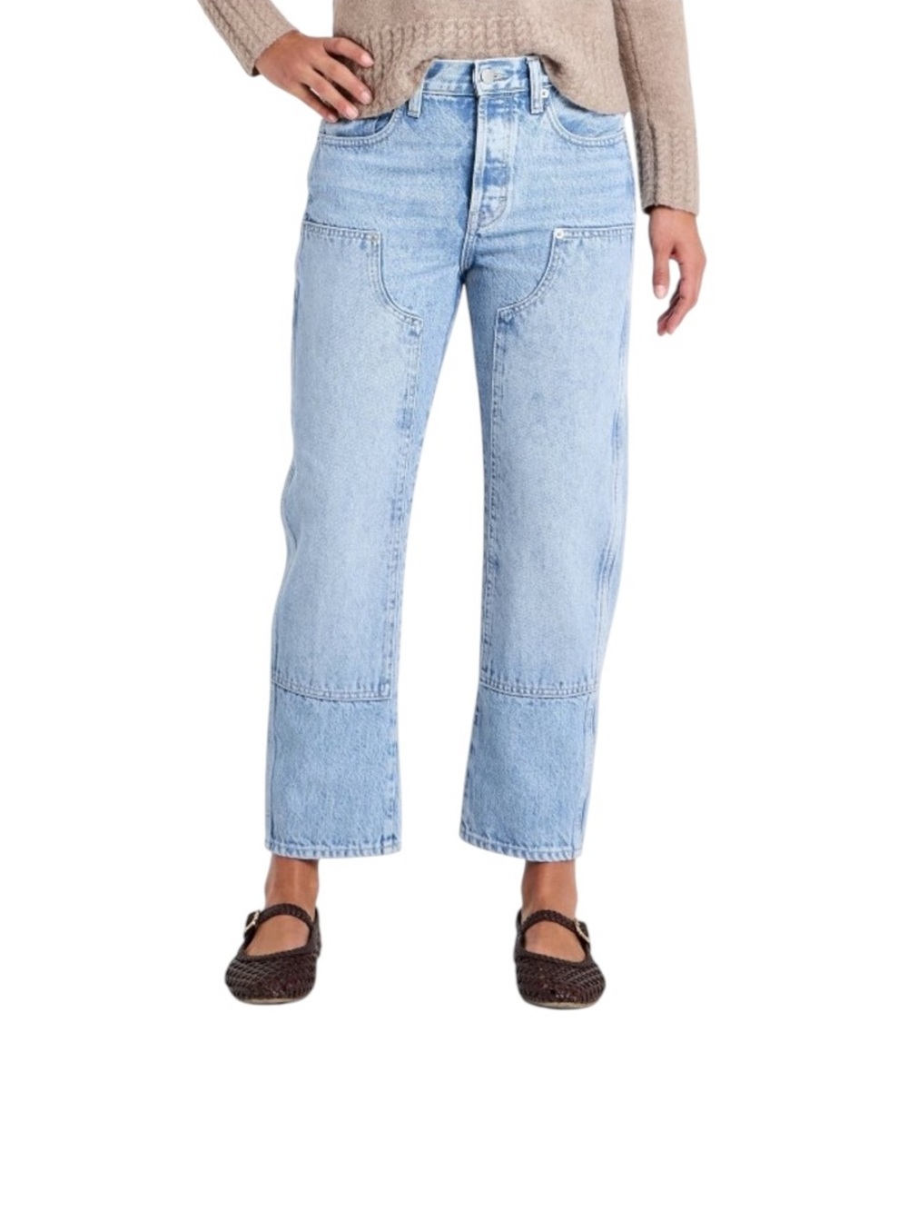 Universal Thread Mid-Rise Painter Boyfriend Jeans Sz 17 NWT - Picture 2 of 15